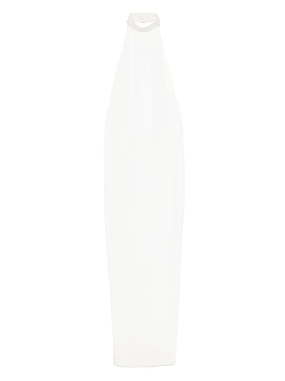 Vestiaire d'un Oiseau Libre halter-neck embellished dress | White | Image 1