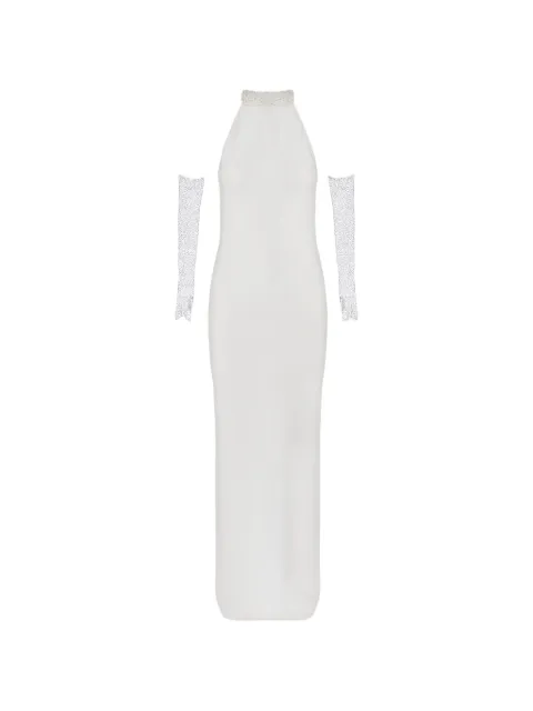 Vestiaire d'un Oiseau Libre vestido con cuello halter y detalles