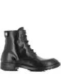 Officine Creative lace-up zip-detail boots - Black