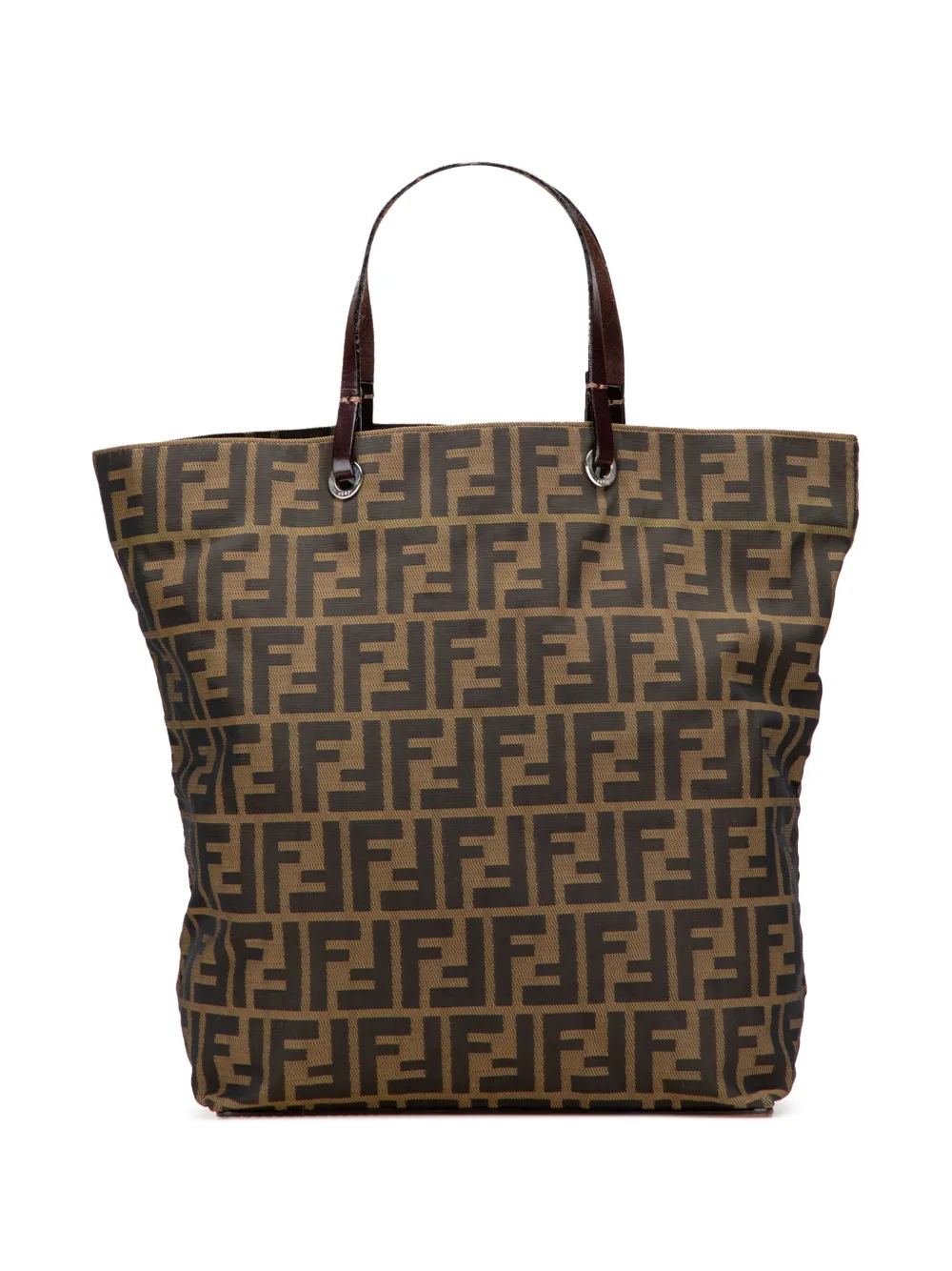Fendi Pre-Owned 20th Century ズッカ キャンバス ハンドバッグ - ブラウン Fendi Pre-Owned 20th Century ズッカ キャンバス ハンドバッグ - ブラウン