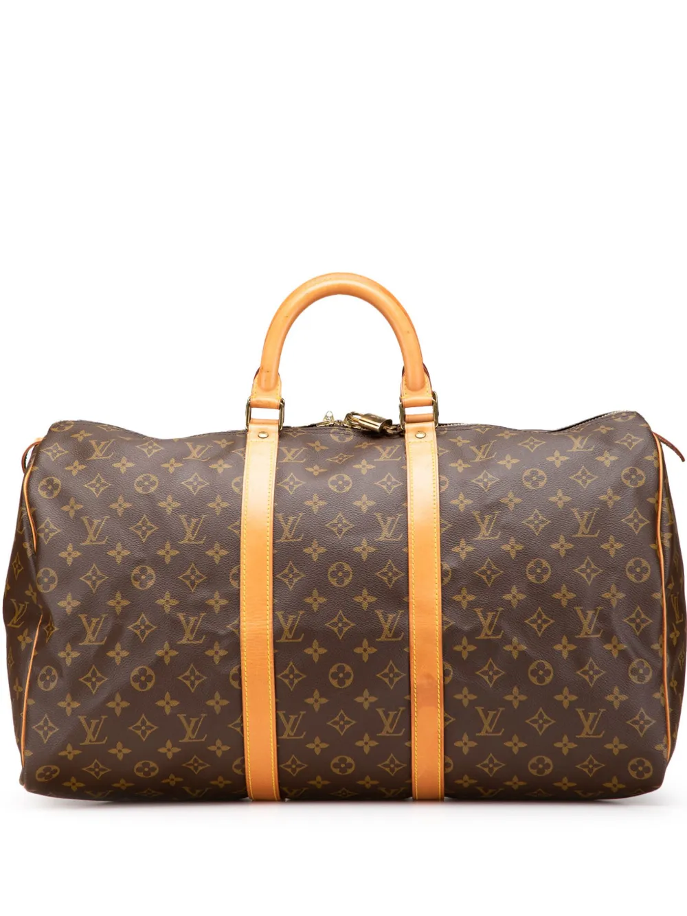 Louis Vuitton Pre-Owned 1990 Monogram Keepall 50 travel bag | Brown | Image 1