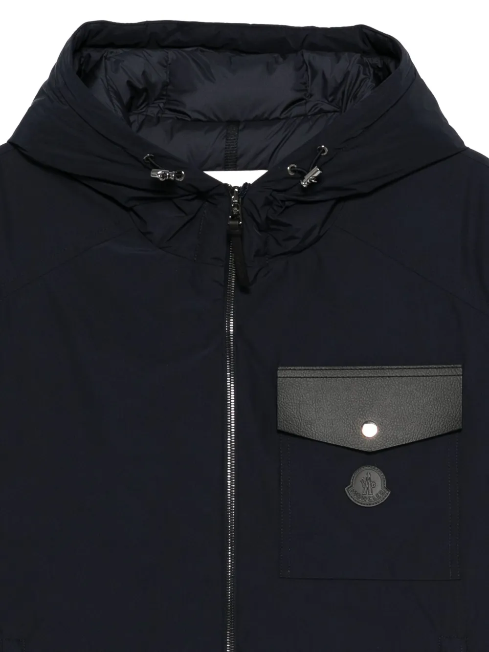 Moncler Jas met zak Blauw