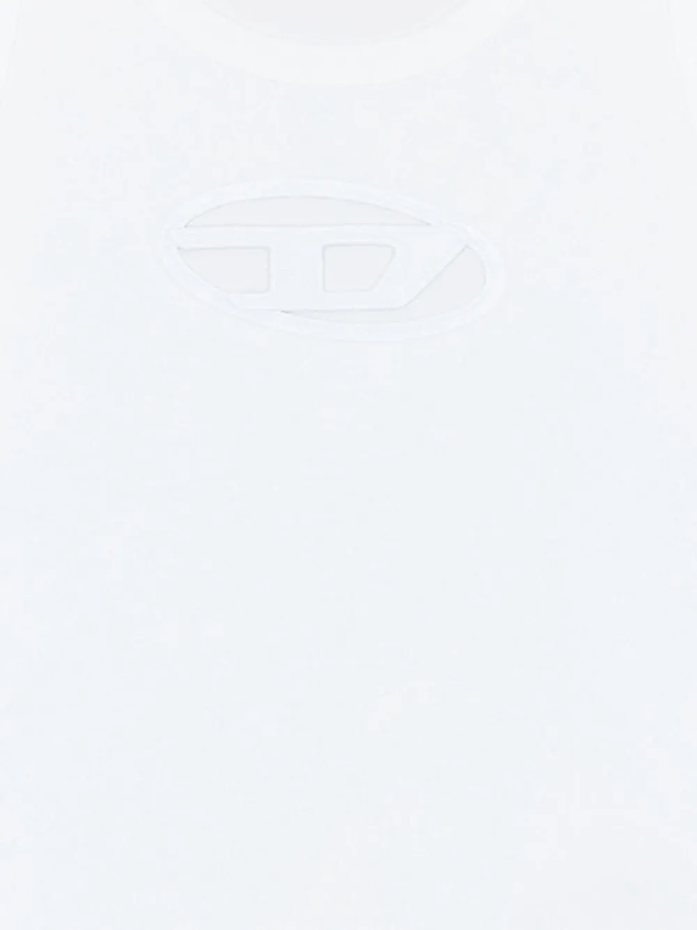 Diesel Logo-embellished Sleeveless Tank Top In White