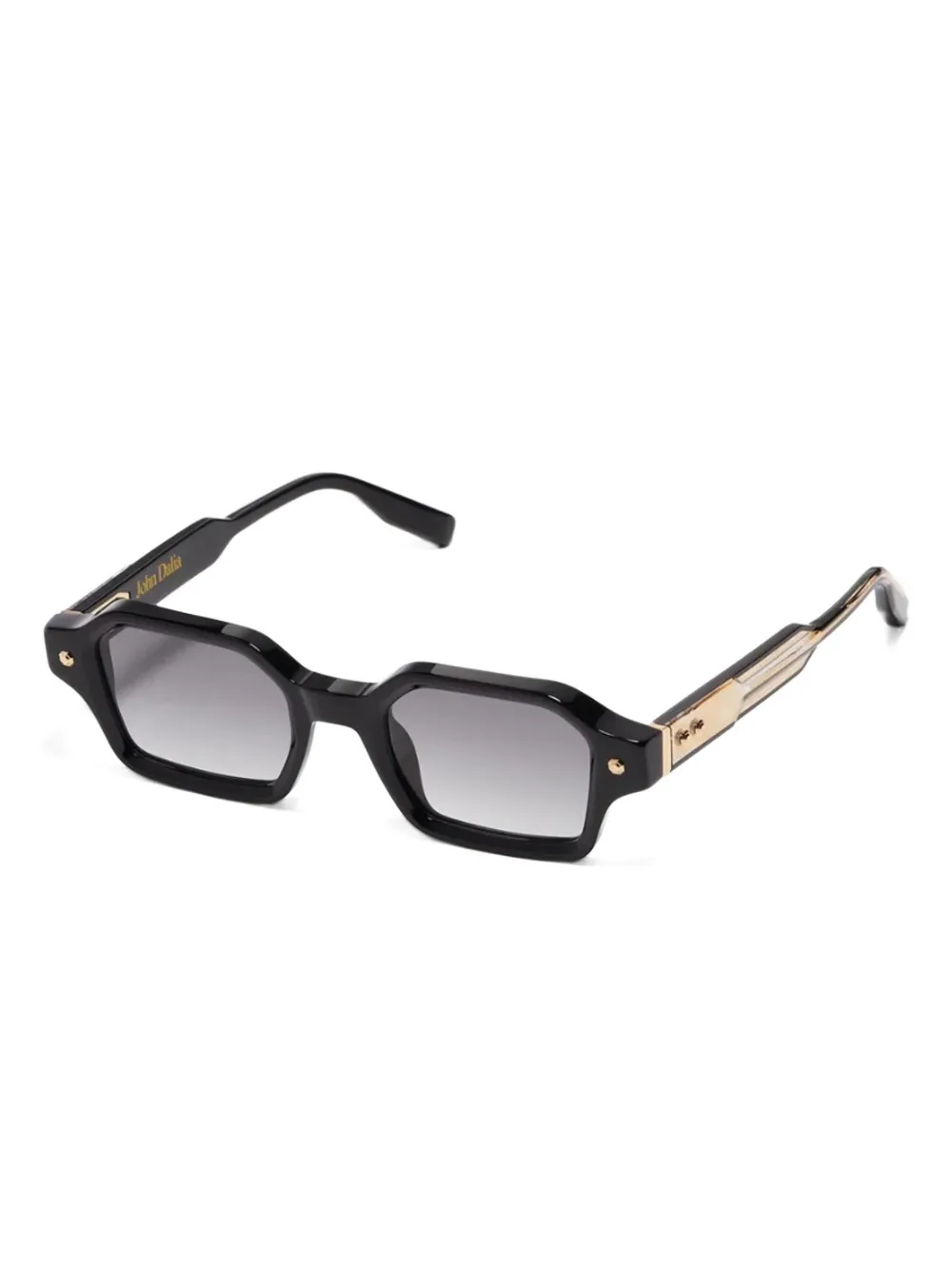 John Dalia geometric-frame sunglasses - Goud