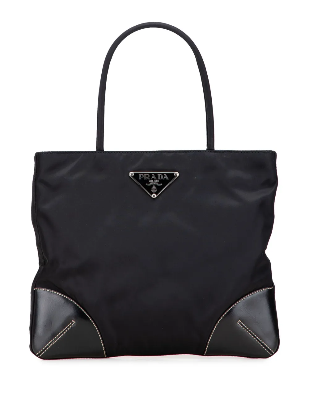 2013-2025 Vitello Trimmed Tessuto tote bag
