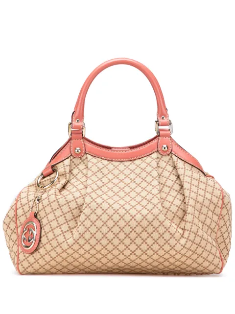 Gucci Pre-Owned 2016-2025 Medium Diamante Canvas Sukey tote bag