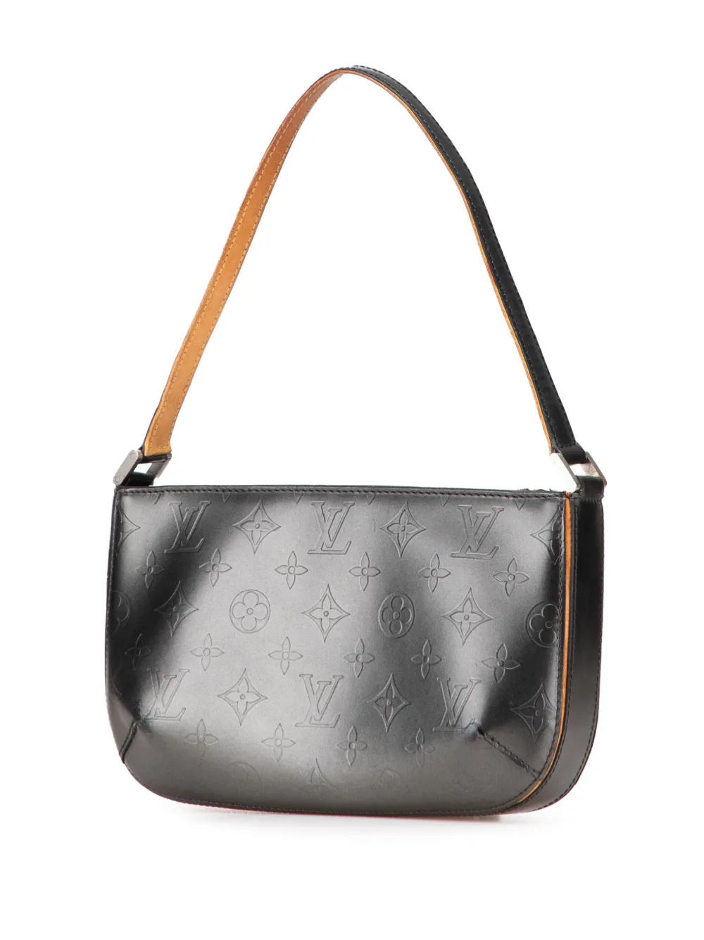 Pre-owned Louis Vuitton 2002 Monogram Mat Fowler Shoulder Bag In Gray