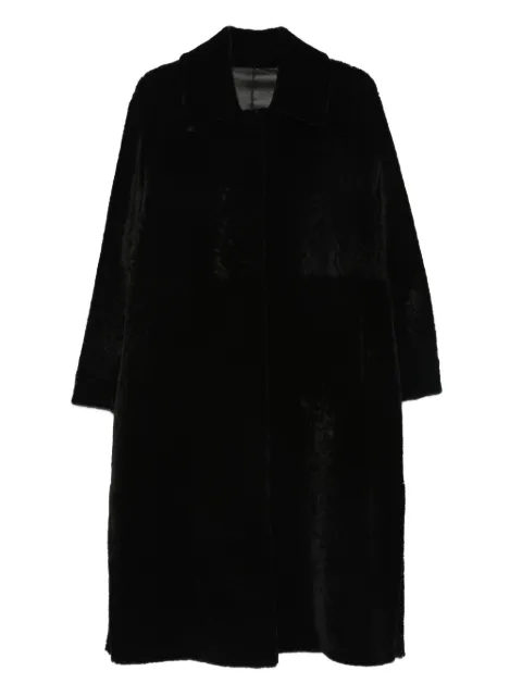 Manzoni 24 manteau à col en mouton retourné