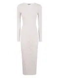 TWINSET diamond-pattern knit dress - Neutrals