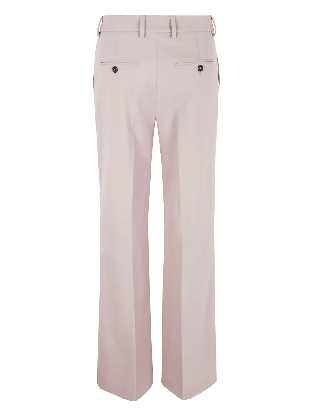 Seventy Buttoned-pocket Wool Trousers In Pink