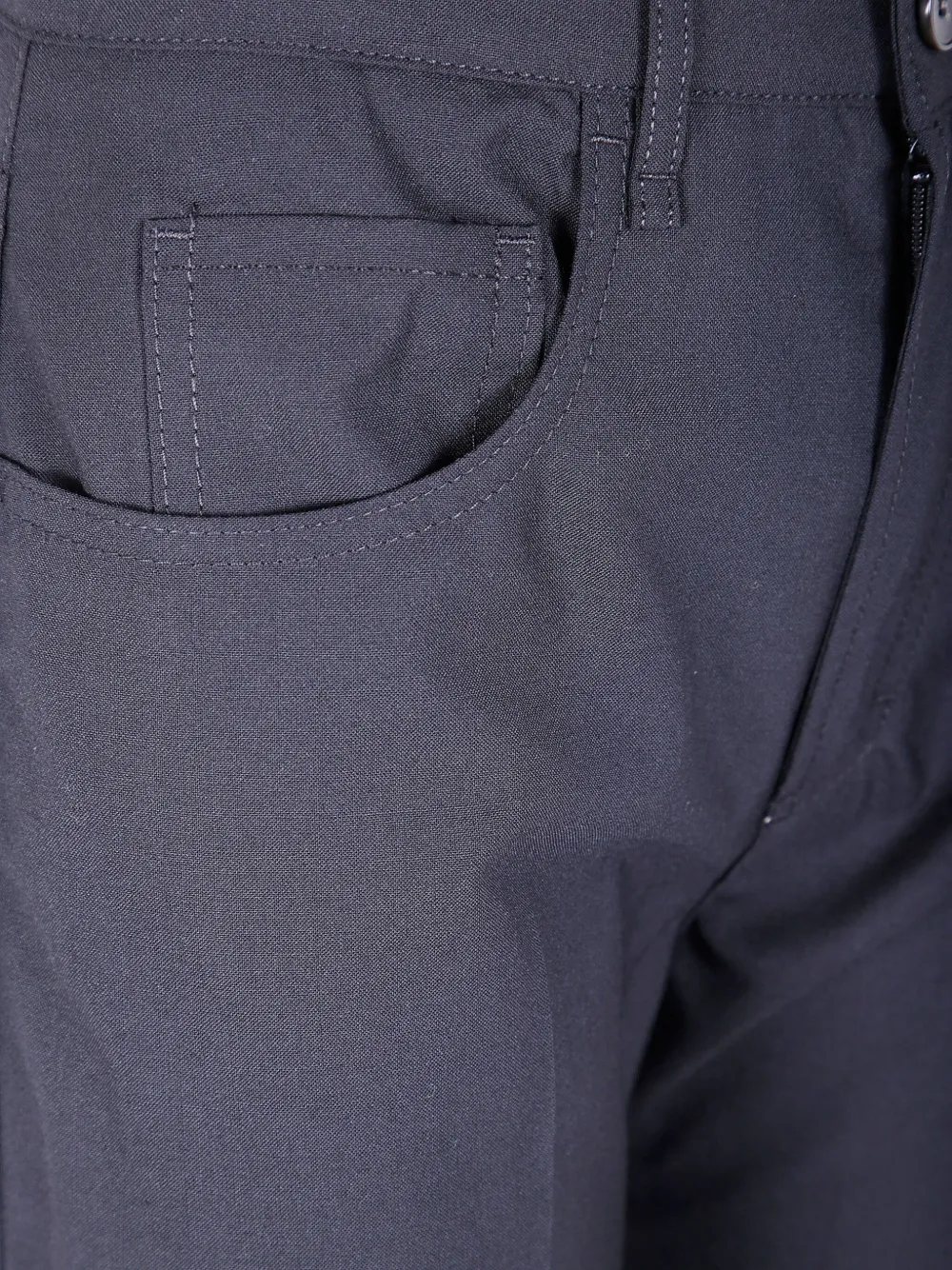 Seventy Flared Wool Trousers In Black