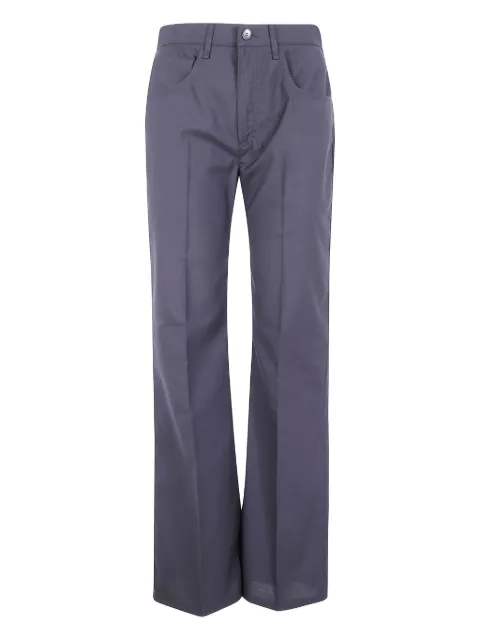Seventy flared wool trousers