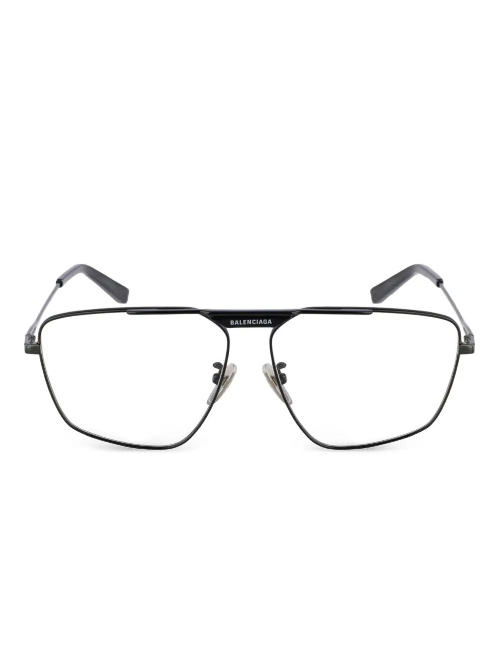 Balenciaga Occhiali con montatura in metallo - Nero