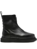 Toga Virilis zip-front embellished boots - Black