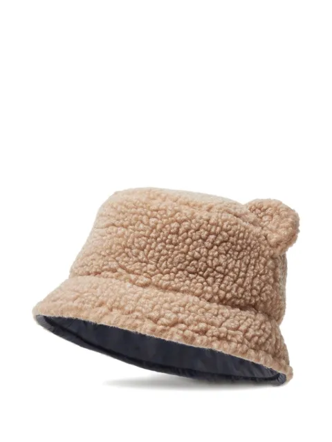 Fendi Kids bear appliqué hat