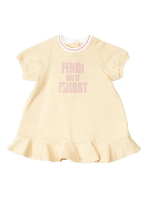 Fendi Kids ruffled dress