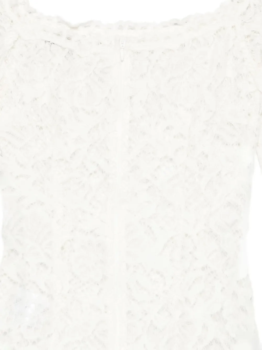 MANURI Nomi top met klokmouwen Wit