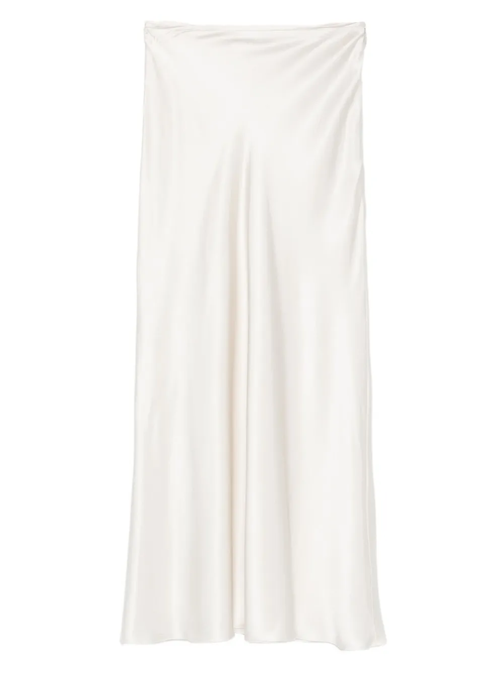 MANURI Tina midi-rok met uitgesneden details Wit