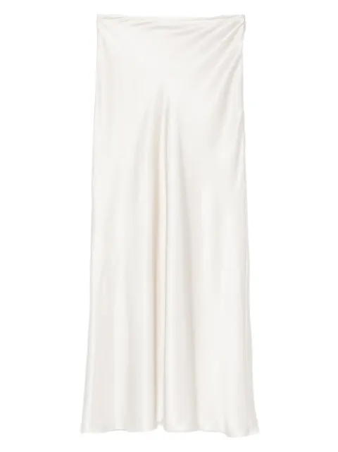 MANURI Tina bias-cut midi skirt