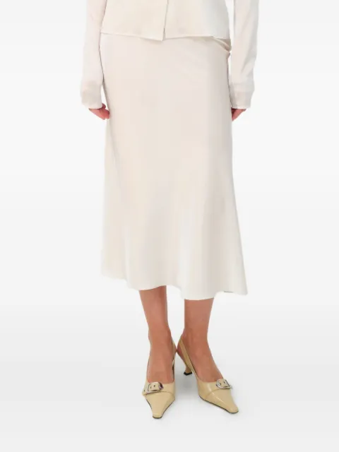 MANURI Tina bias-cut midi skirt