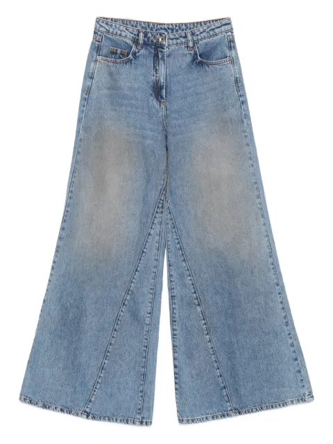 Patrizia Pepe low-waisted wide-leg jeans