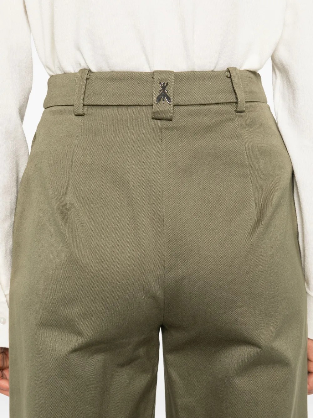 Patrizia Pepe High waist broeken Groen