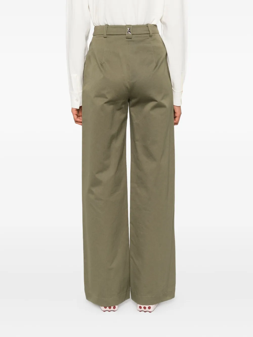 Patrizia Pepe High waist broeken Groen