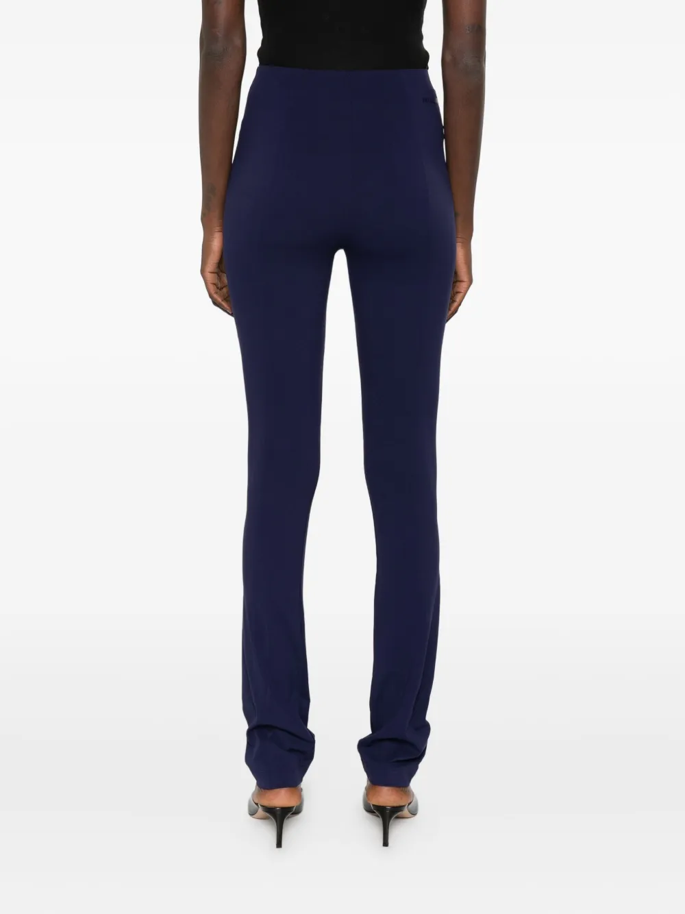 Patrizia Pepe Broek met zijsplit Blauw