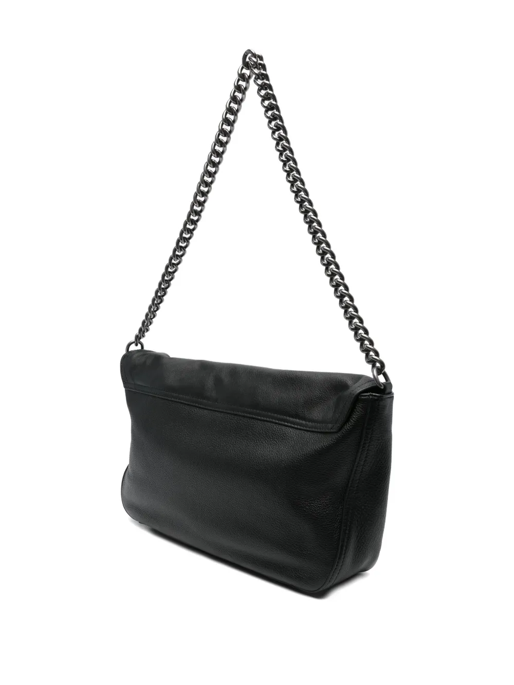 Patrizia Pepe Fly leather shoulder bag - Zwart