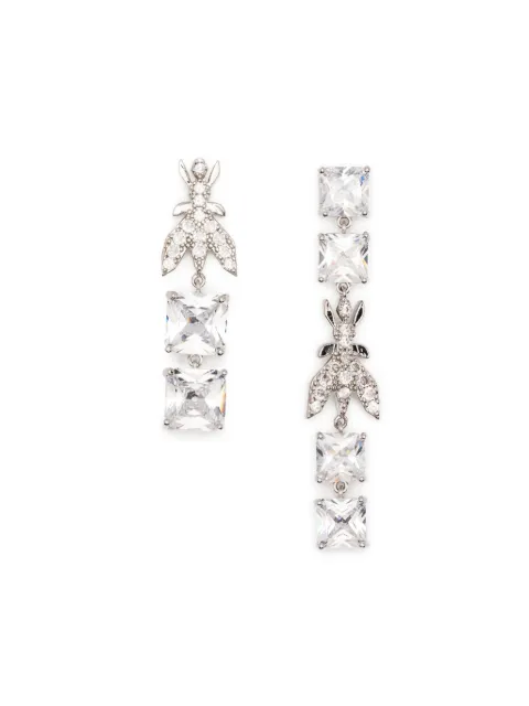 Patrizia Pepe pendientes con colgante asimétrico