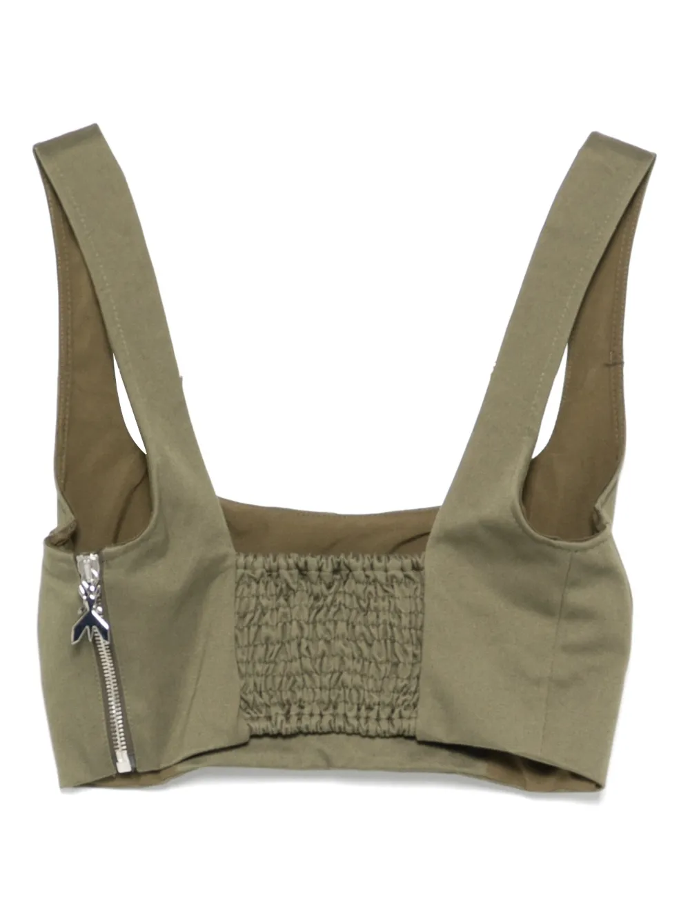 Patrizia Pepe Bustier top Groen