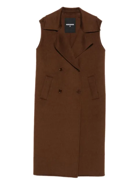 Patrizia Pepe double-breasted sleeveless coat