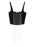 Patrizia Pepe chain-embellished top - Black