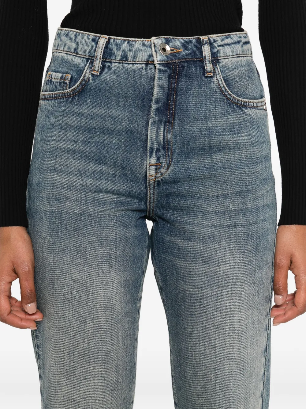 Patrizia Pepe Straight jeans Blauw
