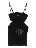 Patrizia Pepe draped-detail top - Black