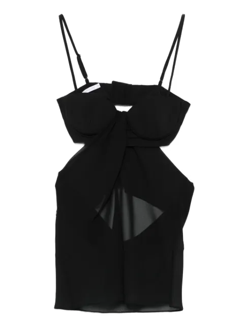 Patrizia Pepe draped-detail top