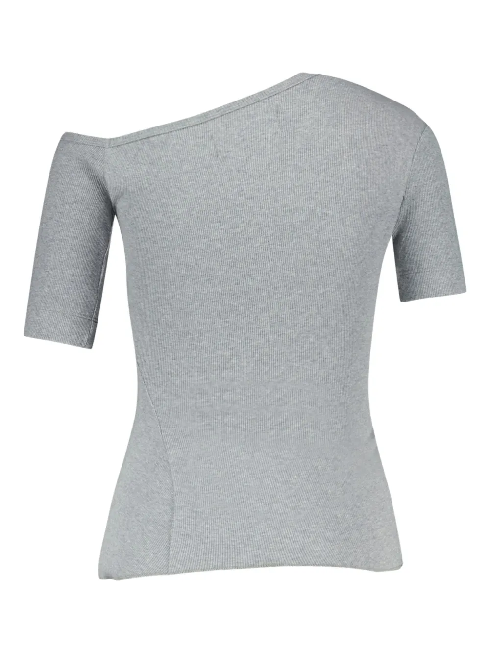 Vivienne Westwood asymmetrical-ribbed T-shirt Grijs