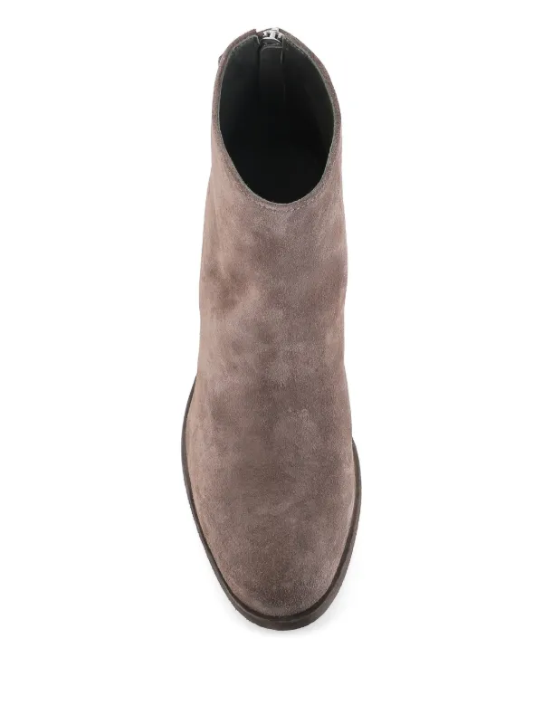 Officine Creative ブロックヒール アンクルブーツ | ブラウン