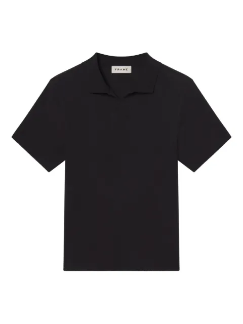 FRAME open-collar T-shirt