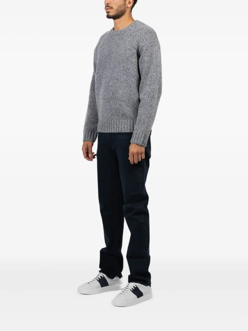 FRAME Sailor ribbed crew-neck knitwear | Knitted Sweaters | Image 2