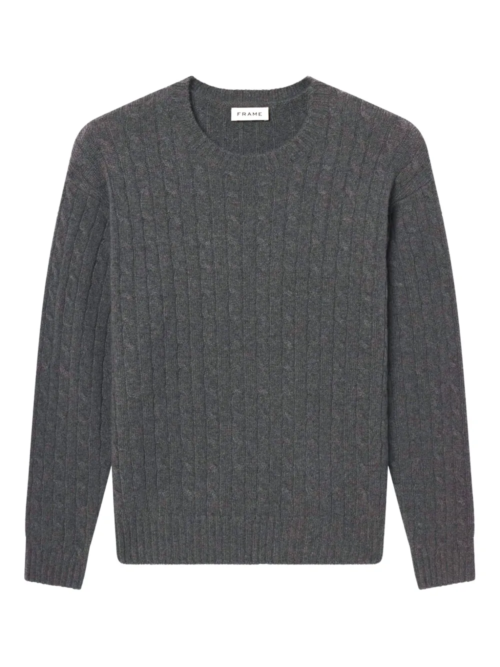 FRAME cable-knit crew-neck knitwear | Grey | Image 1