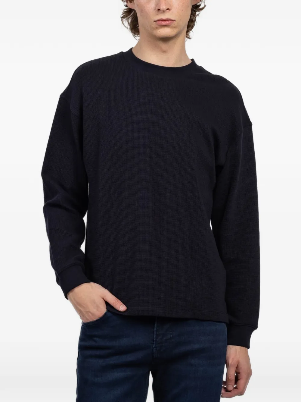 FRAME Gebreide sweater Blauw
