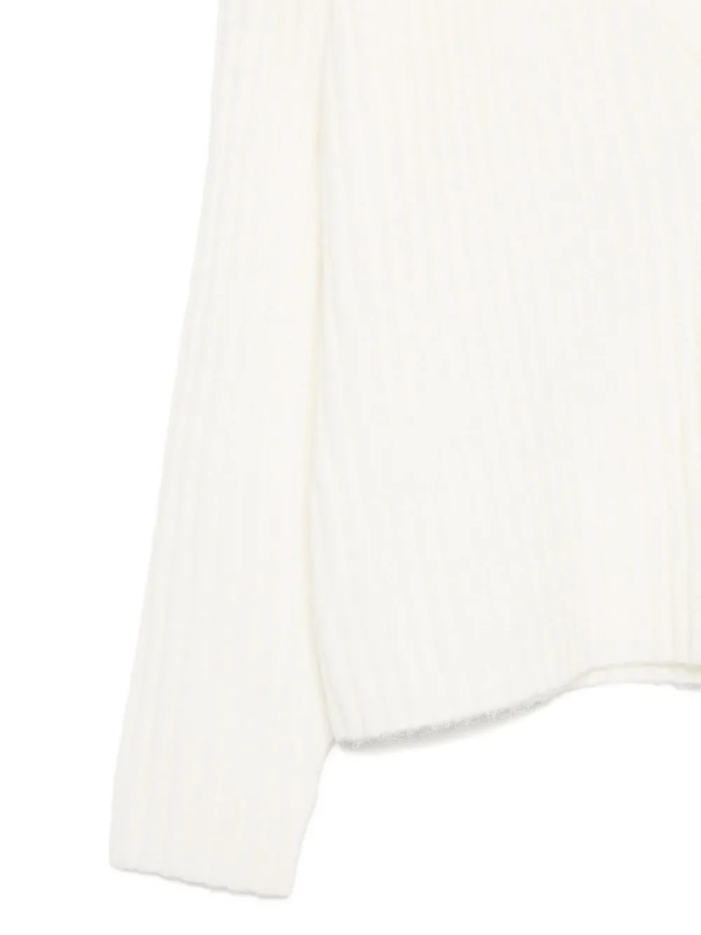 Closed v-neck sweater Beige