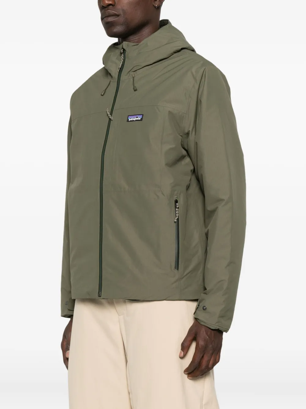 Patagonia Windshadow hooded zip-front jacket Groen