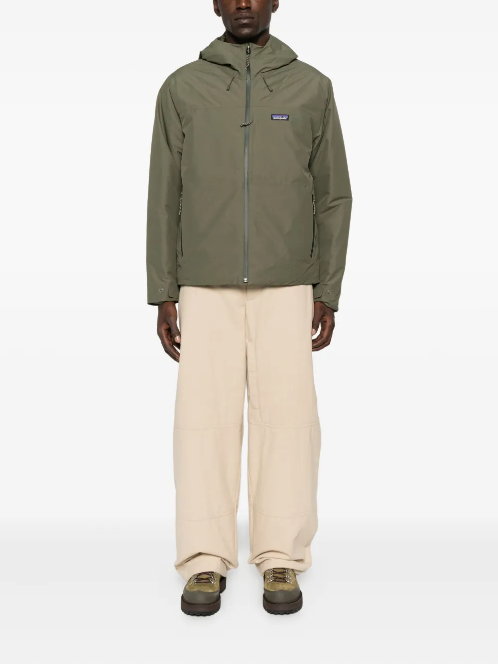 Patagonia Windshadow hooded zip-front jacket Groen
