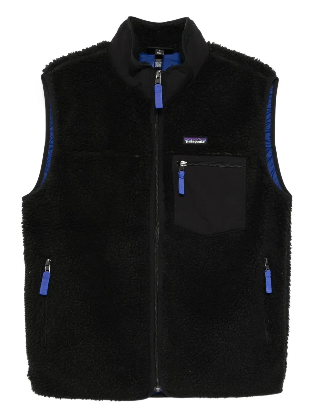 Patagonia Retro-X fleece zip-up vest | Black | Image 1