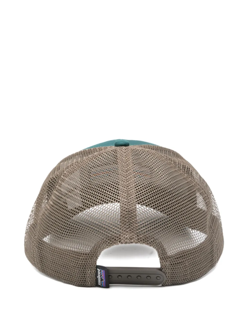 Patagonia P-6 logo-patch mesh-back trucker hat - Grijs
