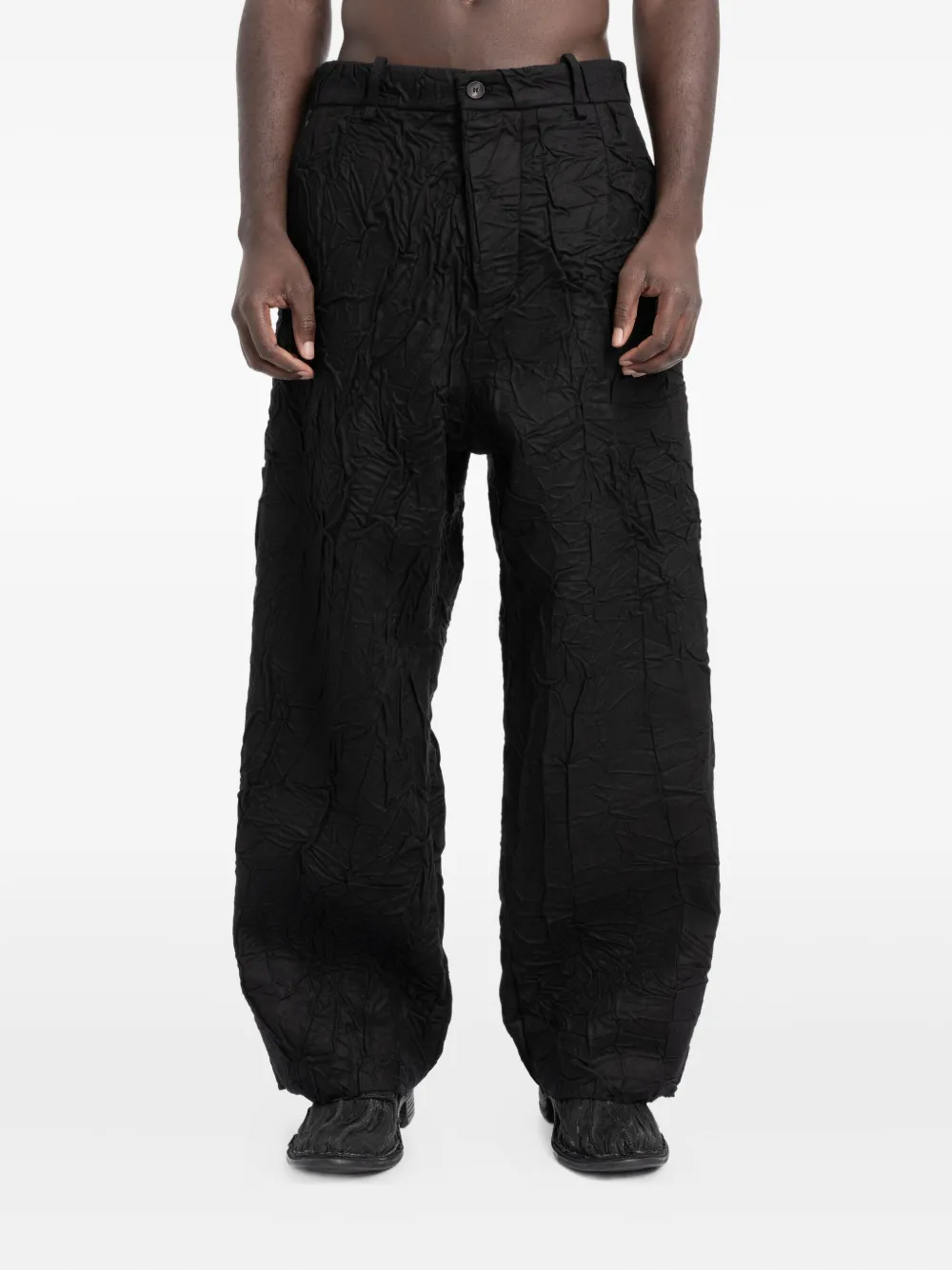 Masnada textured trousers | Black | Image 1