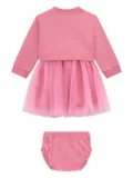 guess kids ruffled tulle dress - Pink