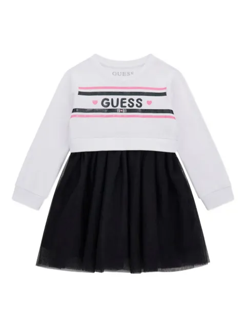 guess kids robe-sweat en tulle